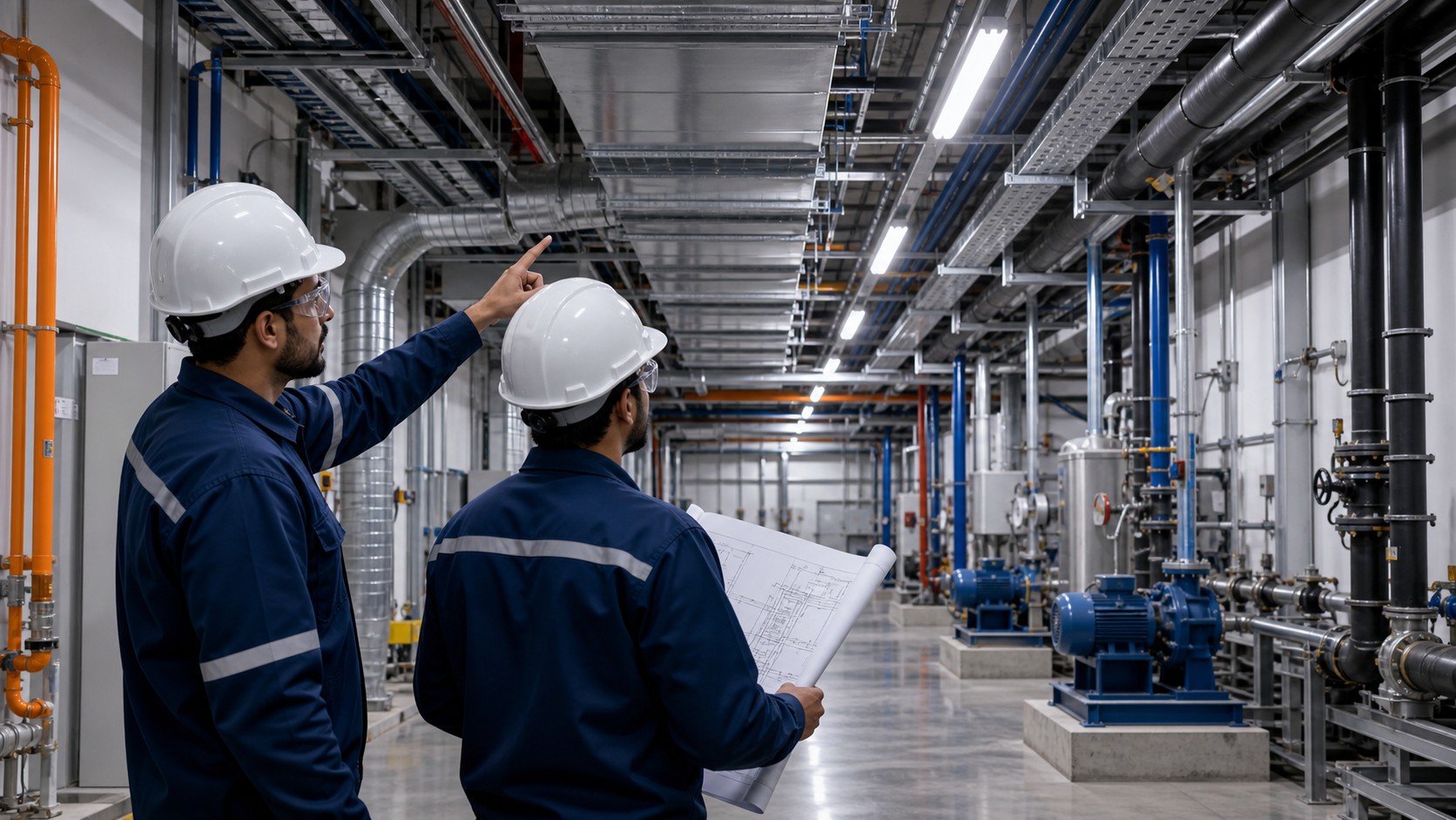 Turnkey MEP execution for commercial and industrial projects in Pune